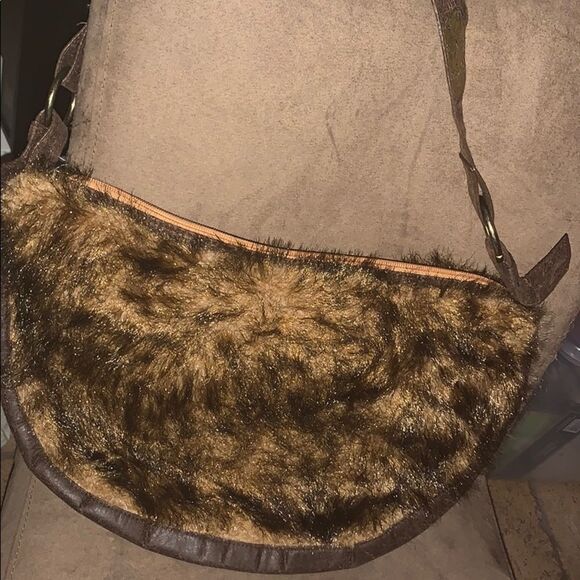Faux fur purse   - Picture 1 of 3